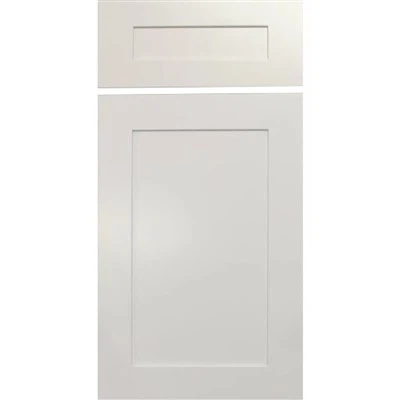 White Shaker virtuvės spintelės